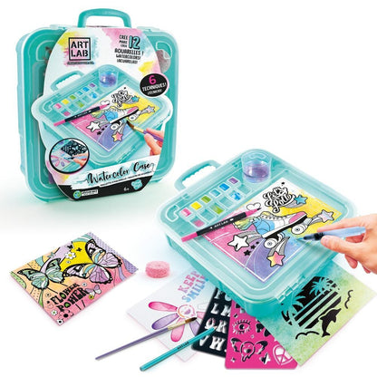 Watercolor painting kit and accessories for Art Lab