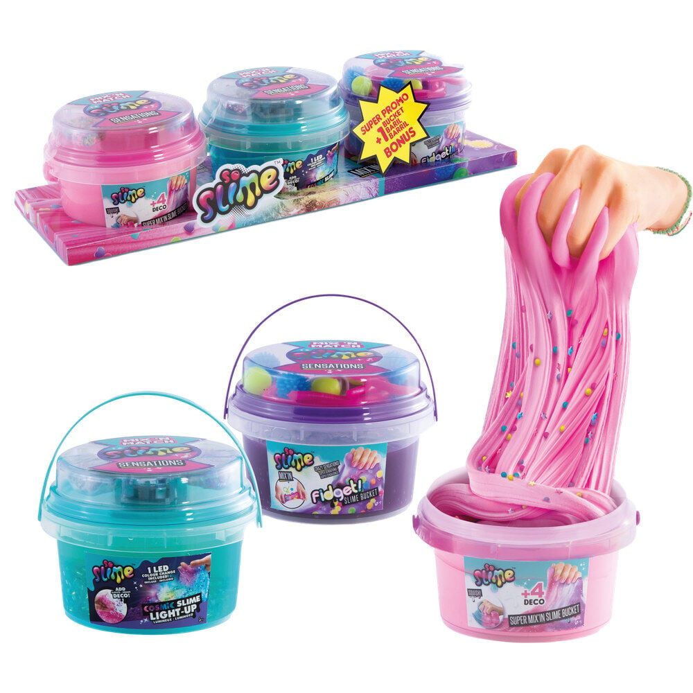Set of 3 slime cubes, sensations of slime