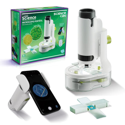 High-precision portable microscope for science