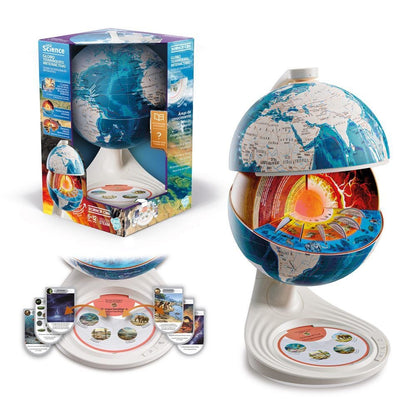 Interactive globe Earth layers Science