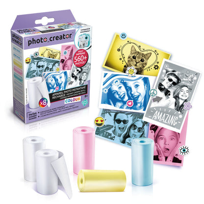 Instant camera refill paper, colored Photo Creator