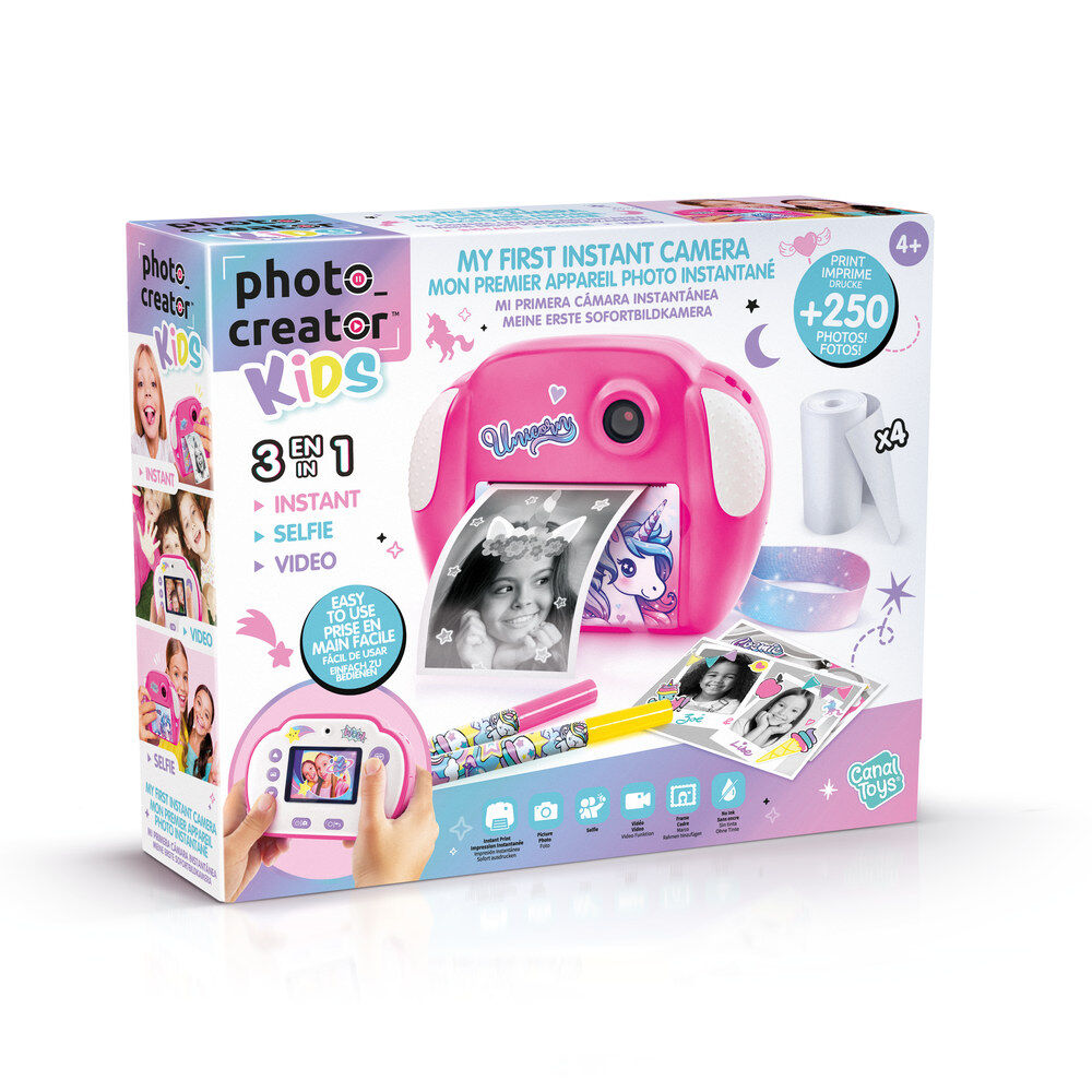 Instant photo camera for children unicorn Photo Creator