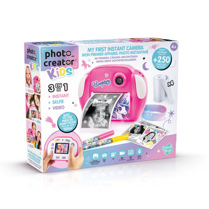 Instant photo camera for children unicorn Photo Creator