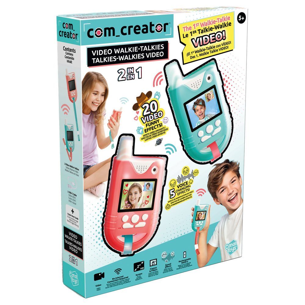 Walkie talkies video LCD screen Photo Creator