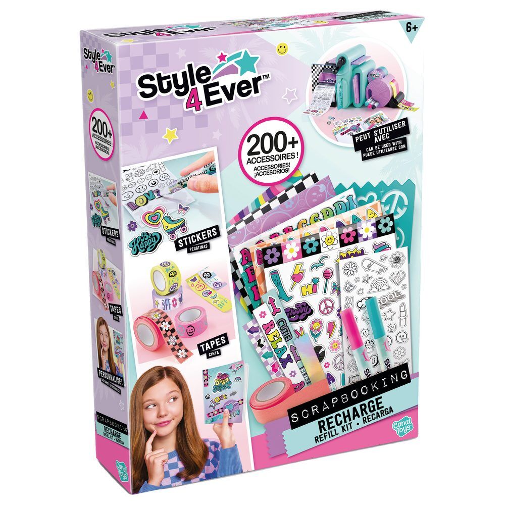 Scrapbook refill stickers tapes paper Style 4Ever