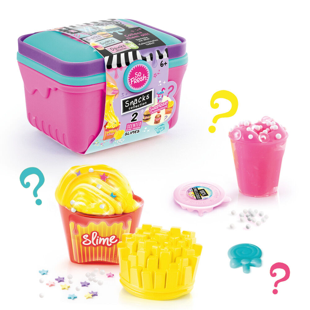 DIY Slime Fast Food Basket Assortment