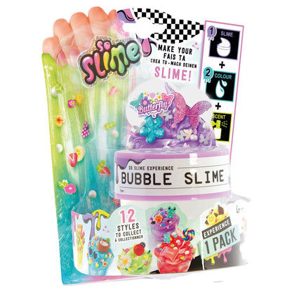 Slime tub with sensory textures. Assorted slime.