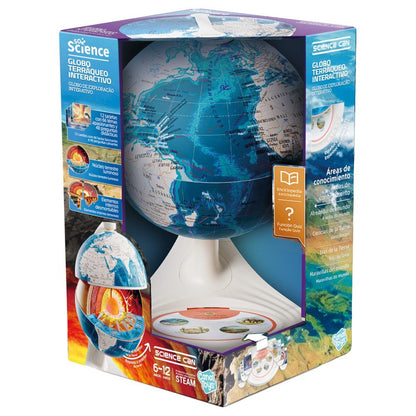Interactive globe Earth layers Science