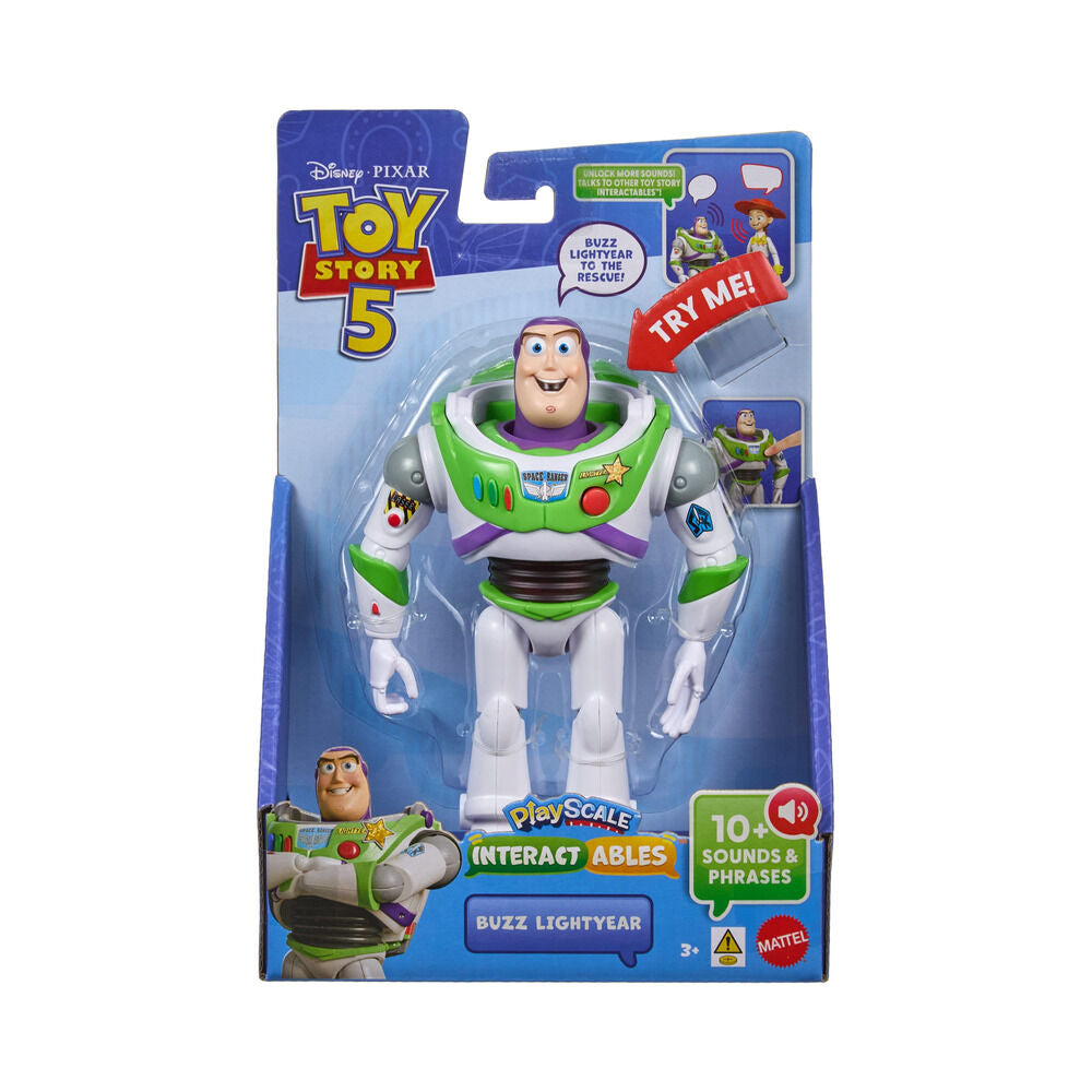 Buzz Lightyear Talking Figure Toy Story 5 Disney Pixar 23cm Spanish