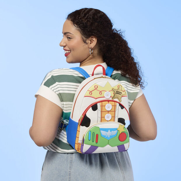 Jessie, Woody & Buzz Lightyear Toy Story 5 Disney Pixar Loungefly Backpack 31cm