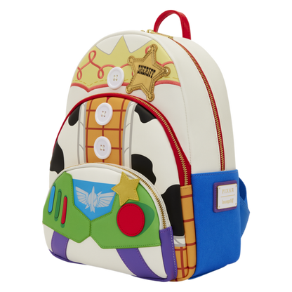 Jessie, Woody & Buzz Lightyear Toy Story 5 Disney Pixar Loungefly Backpack 31cm