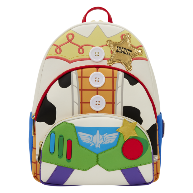 Jessie, Woody & Buzz Lightyear Toy Story 5 Disney Pixar Loungefly Backpack 31cm