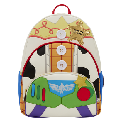 Jessie, Woody & Buzz Lightyear Toy Story 5 Disney Pixar Loungefly Backpack 31cm