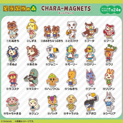 Animal Crossing Chara Magnetic Magnets (Assorted)