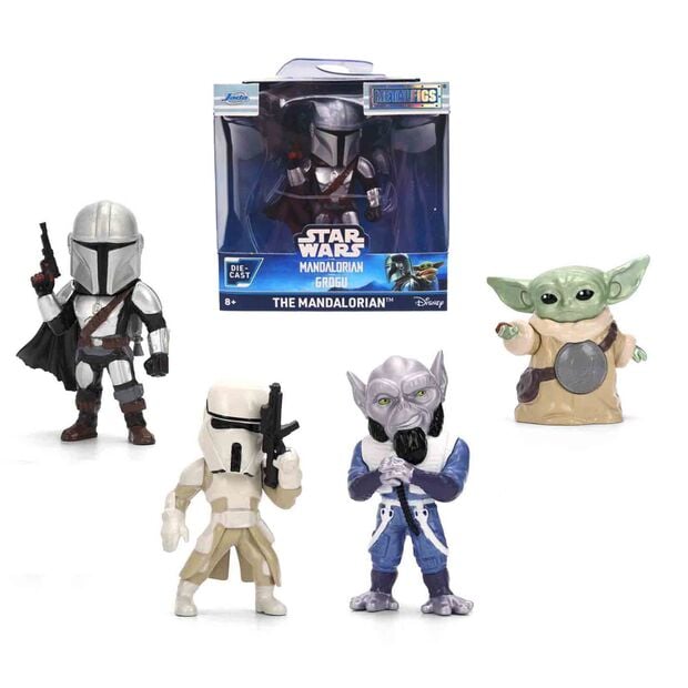 Metalfigs The Mandalorian & Grogu Star Wars Figure 7cm Assorted