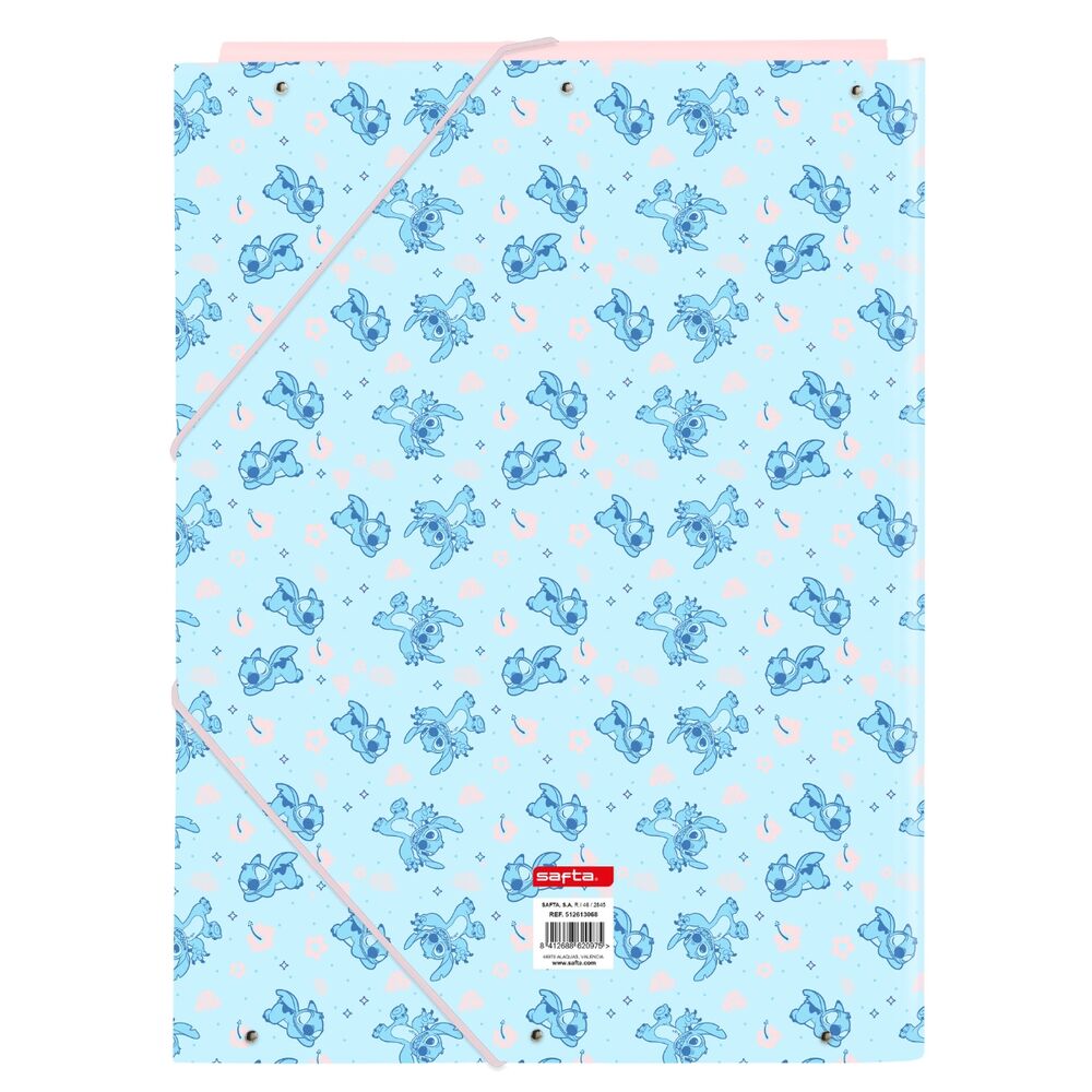 A4 flap folder Ohana Stitch Disney