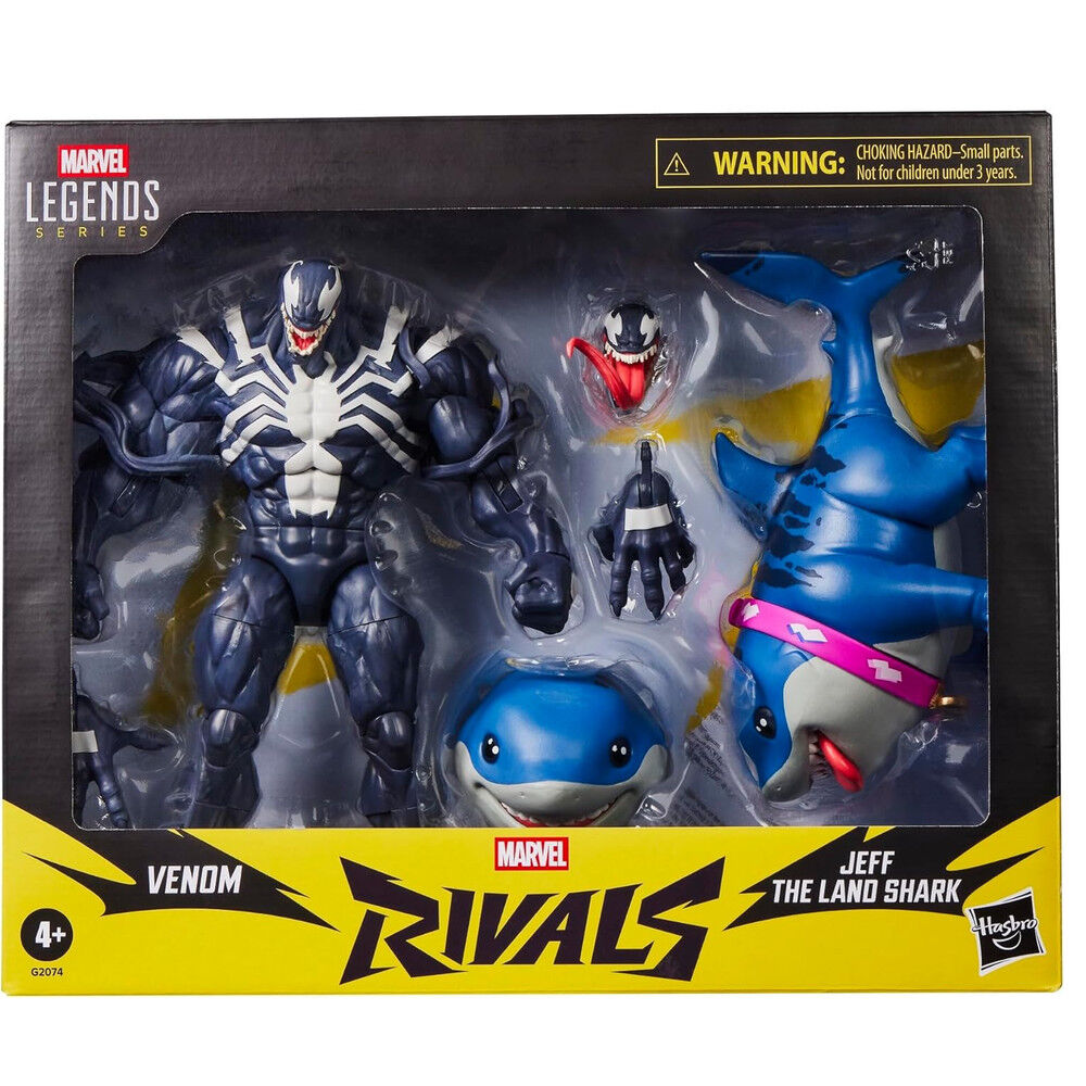 Figure Venom & Jeff the Land Shark Rivals Marvel Legends 15cm