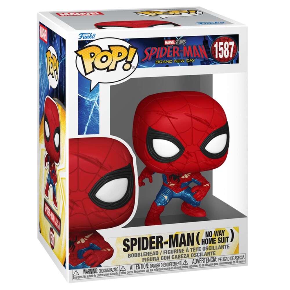 POP Figure Marvel Spiderman Brand New Day Spider-Man No Way Home Suit