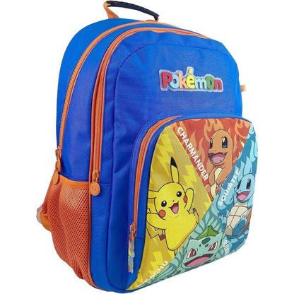 Mochila inicial Pokémon 43cm adaptável
