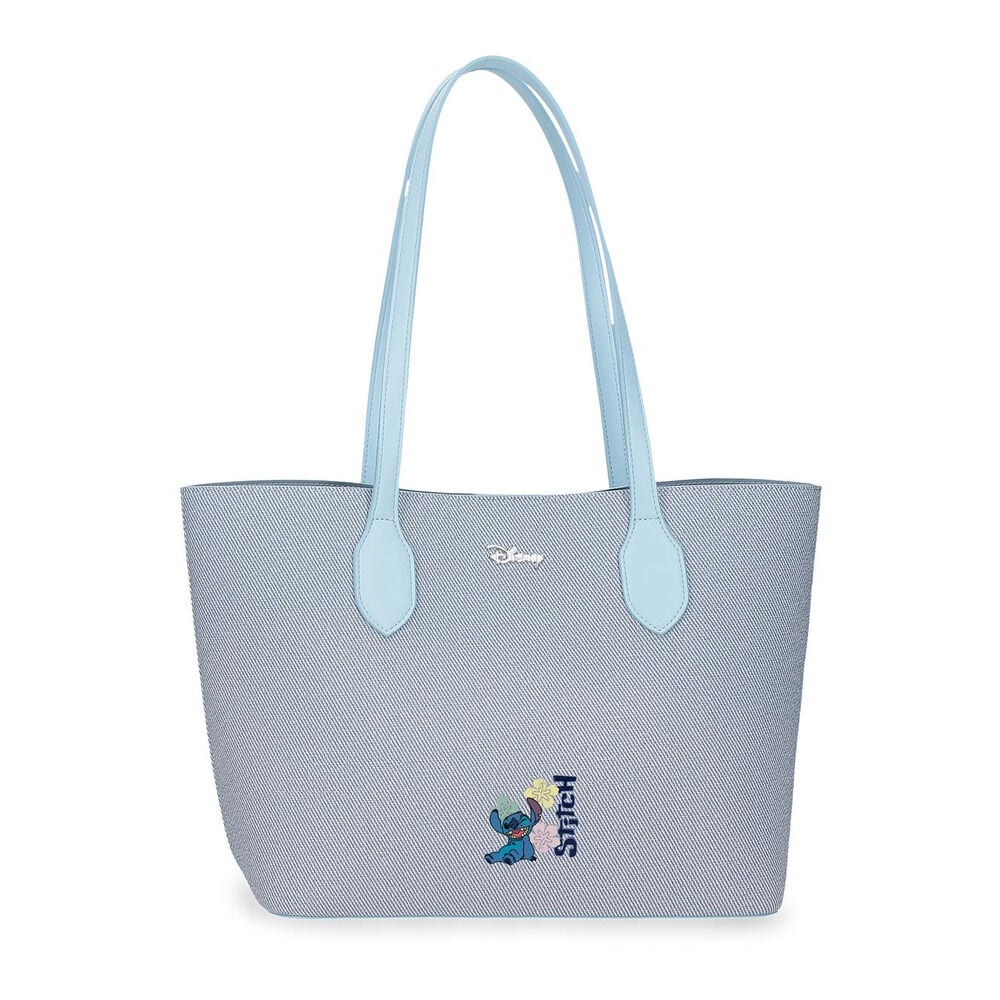 Tiki Stitch Disney denim tote bag
