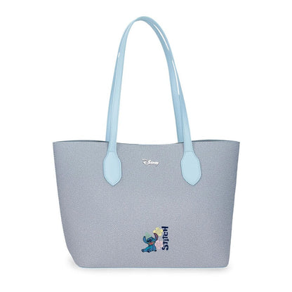 Tiki Stitch Disney denim tote bag