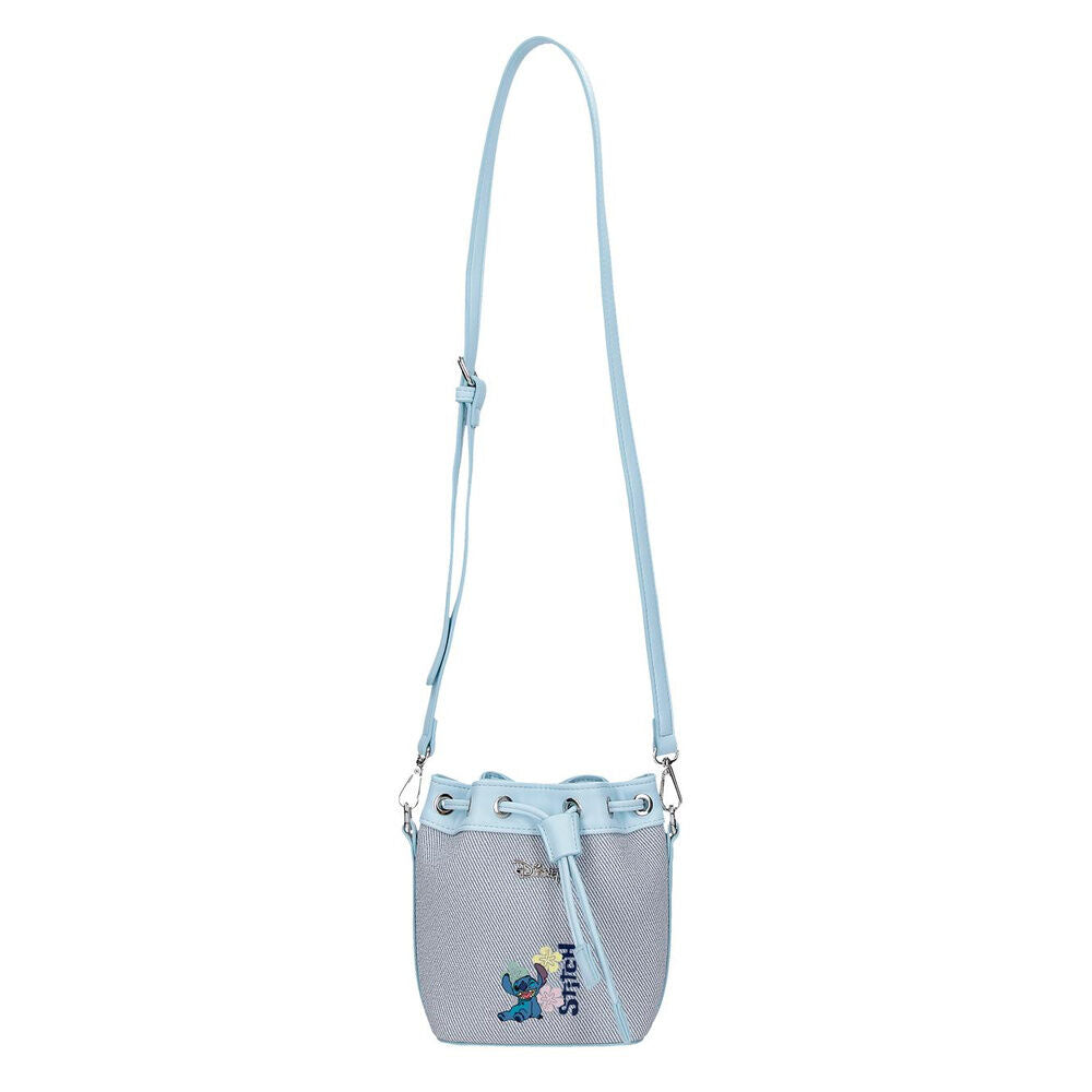 Tiki Stitch Disney denim sack bag