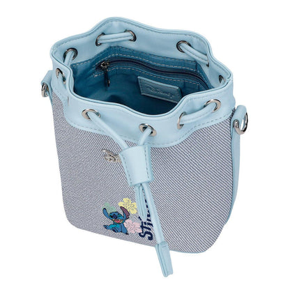 Tiki Stitch Disney denim sack bag