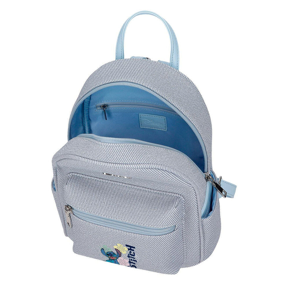 Tiki Stitch Disney denim stroller backpack 23cm