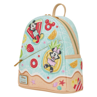 Disney Mickey & Minnie Beach Fun Loungefly Backpack 26cm