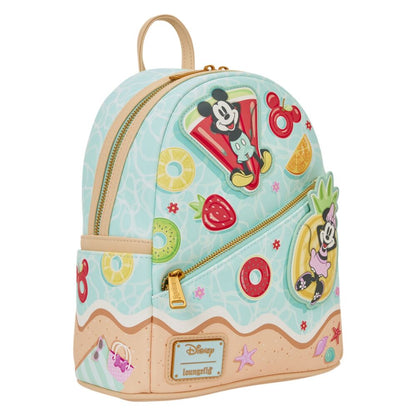 Disney Mickey & Minnie Beach Fun Loungefly Backpack 26cm