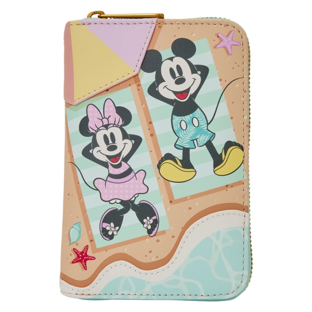 Mickey & Minnie Beach Fun Wallet Disney Loungefly