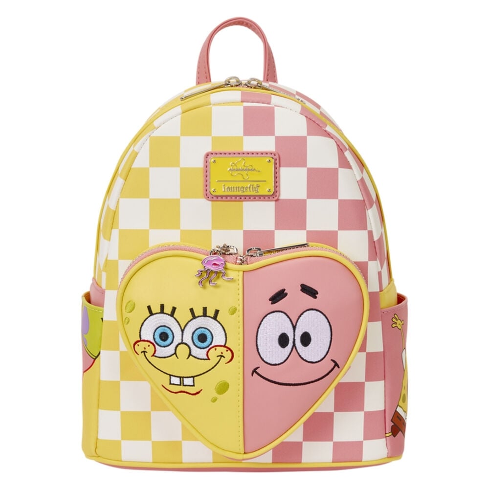 SpongeBob SquarePants & Patrick Star Checkered Loungefly Backpack 26cm