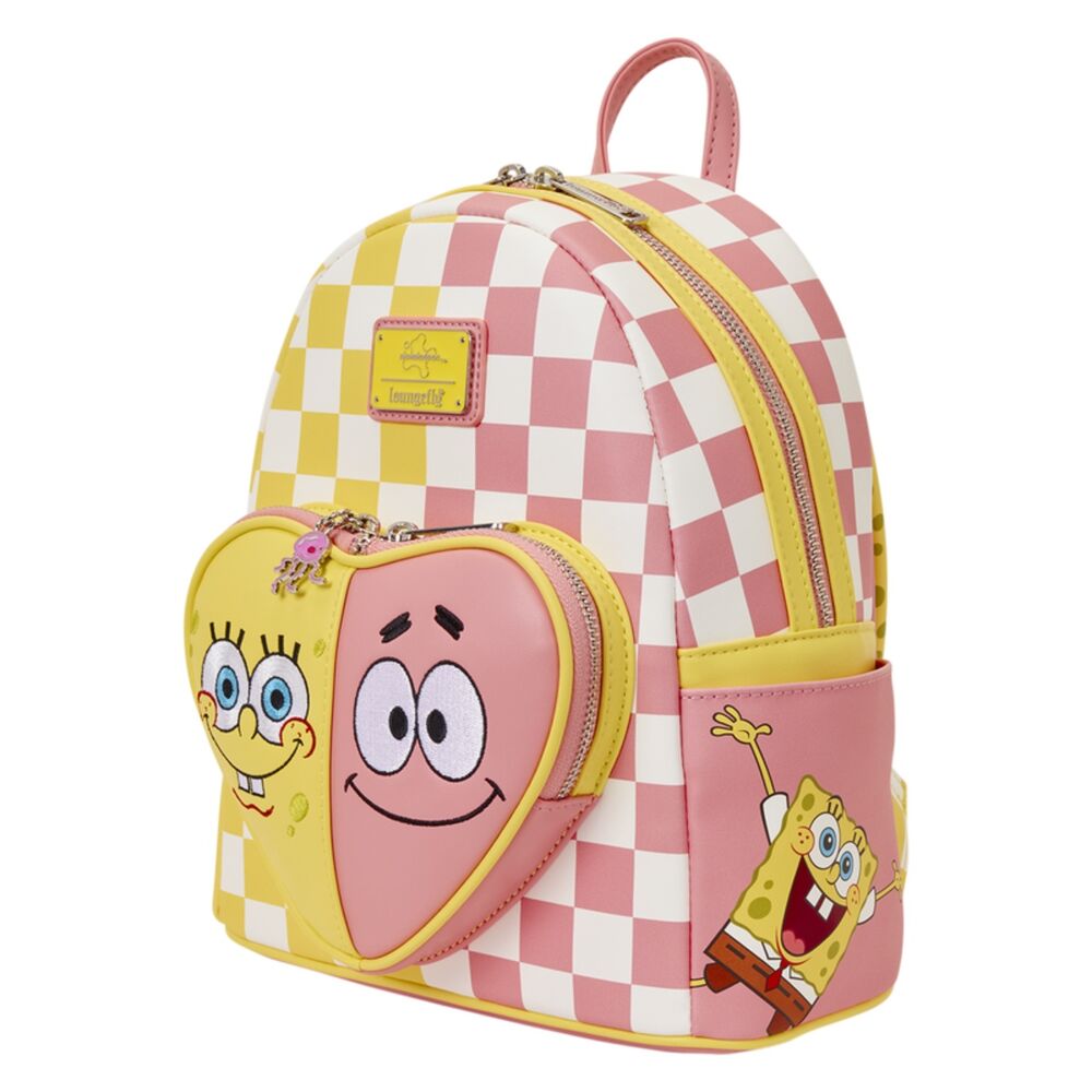SpongeBob SquarePants & Patrick Star Checkered Loungefly Backpack 26cm