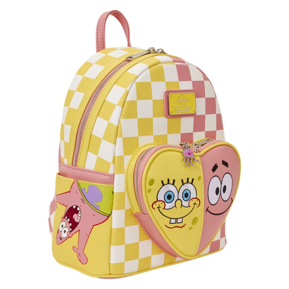 SpongeBob SquarePants & Patrick Star Checkered Loungefly Backpack 26cm