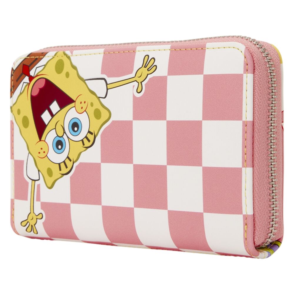 SpongeBob SquarePants & Patrick Star Checkered Loungefly Wallet