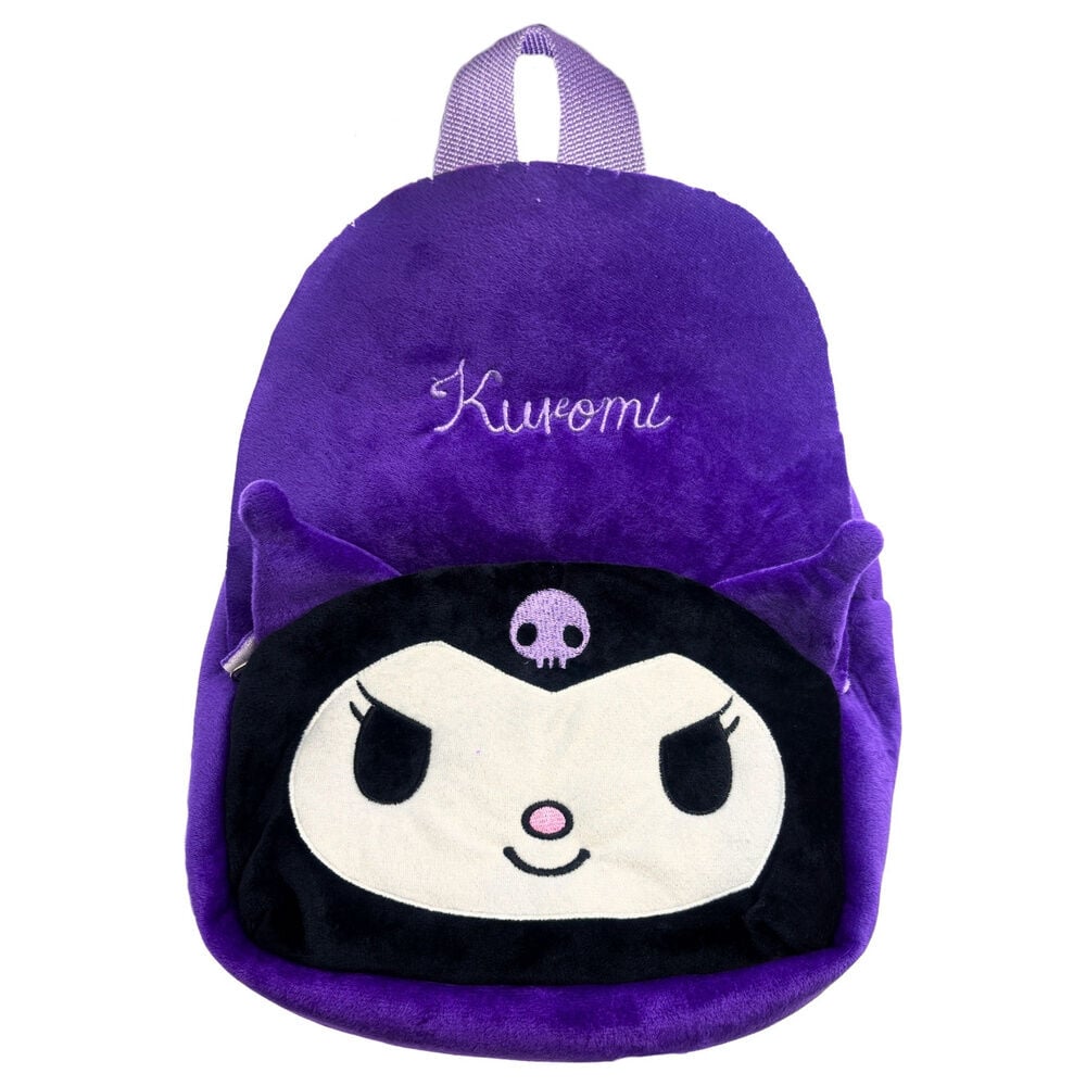 Mochila de pelúcia Kuromi Hello Kitty 30cm