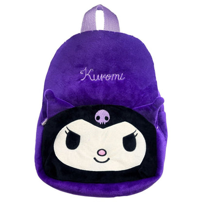 Mochila de pelúcia Kuromi Hello Kitty 30cm