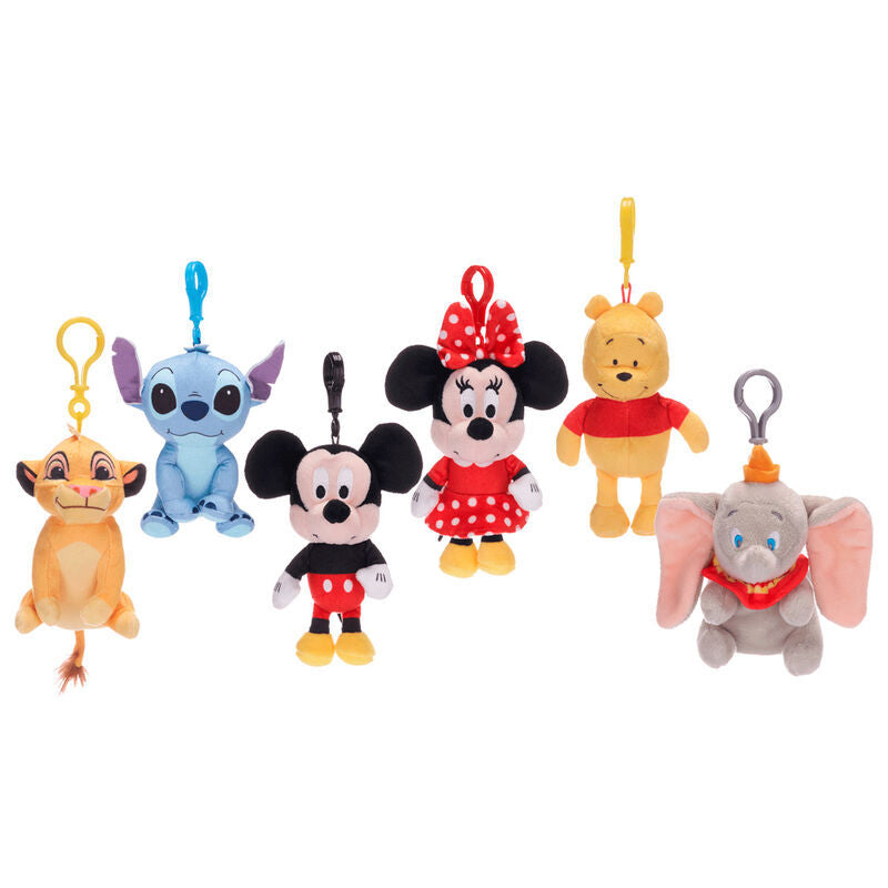 Disney Classic 11cm Plush Keychain (Assorted)
