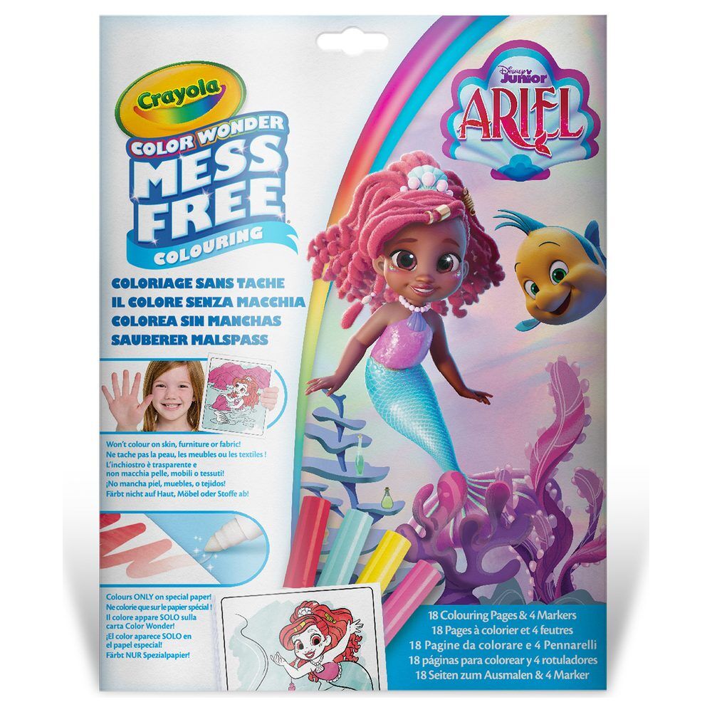 Color without smudging Ariel The Little Mermaid
