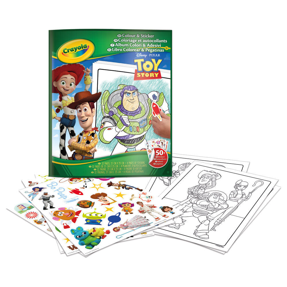 Disney Toy Story Coloring Book Stickers