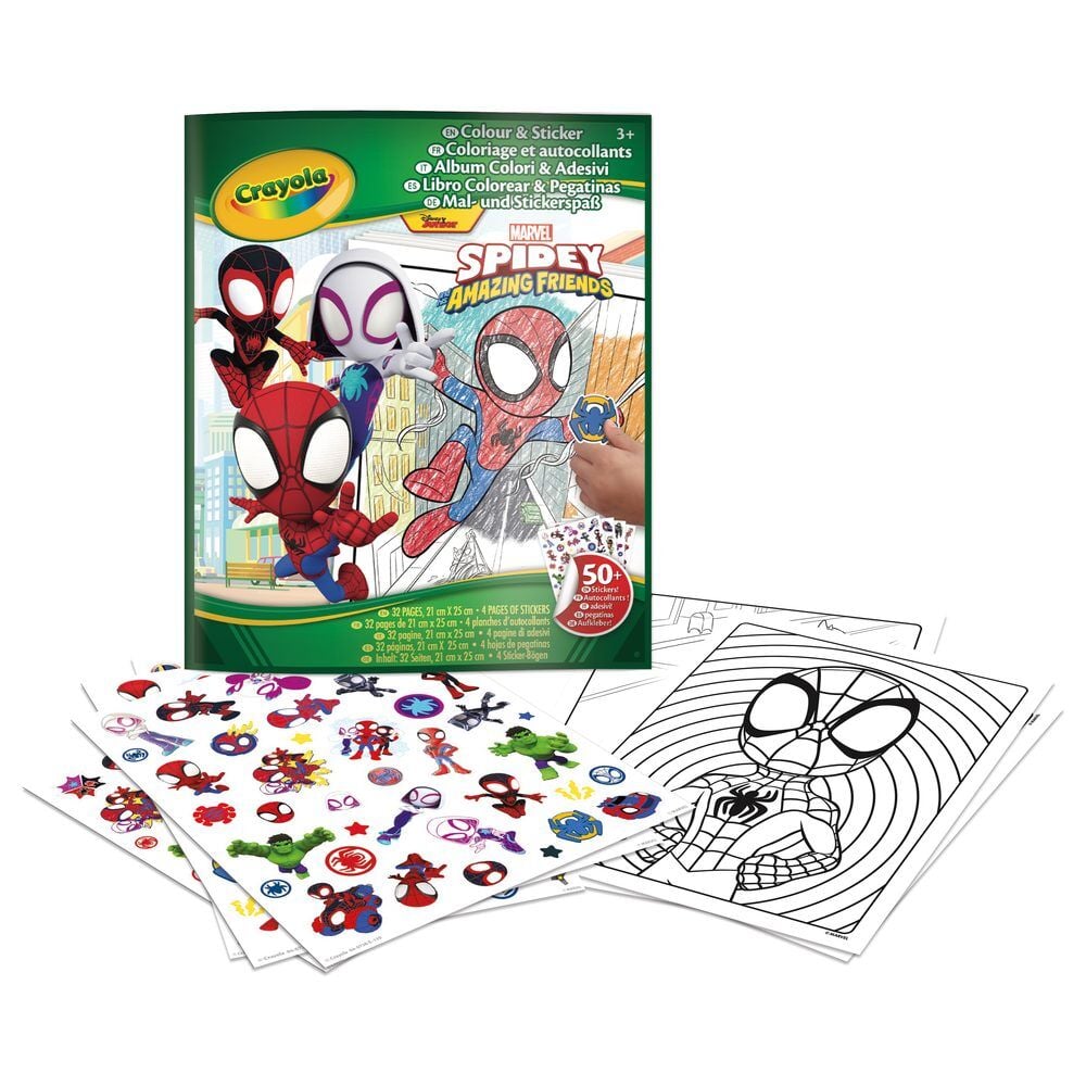 Spidey Marvel coloring bookstickers
