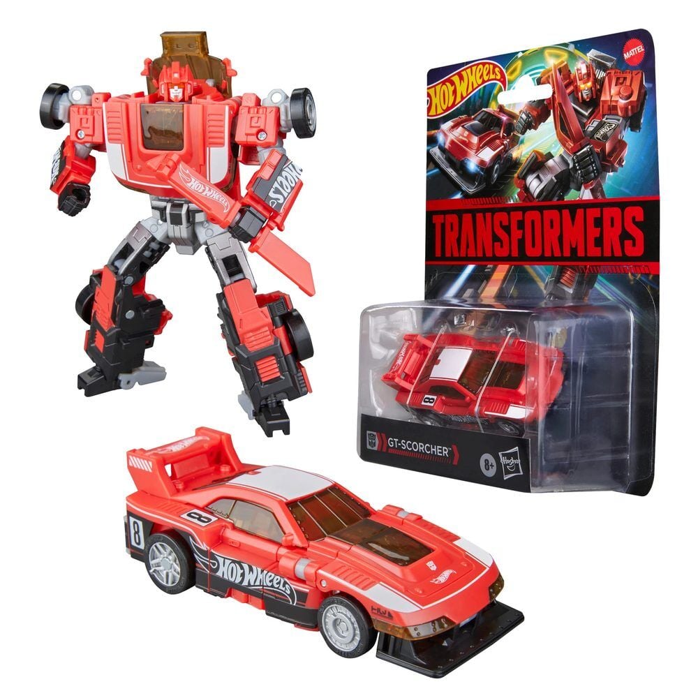 Gt Scorcher Figure Hot Wheels Transformers 12.5cm