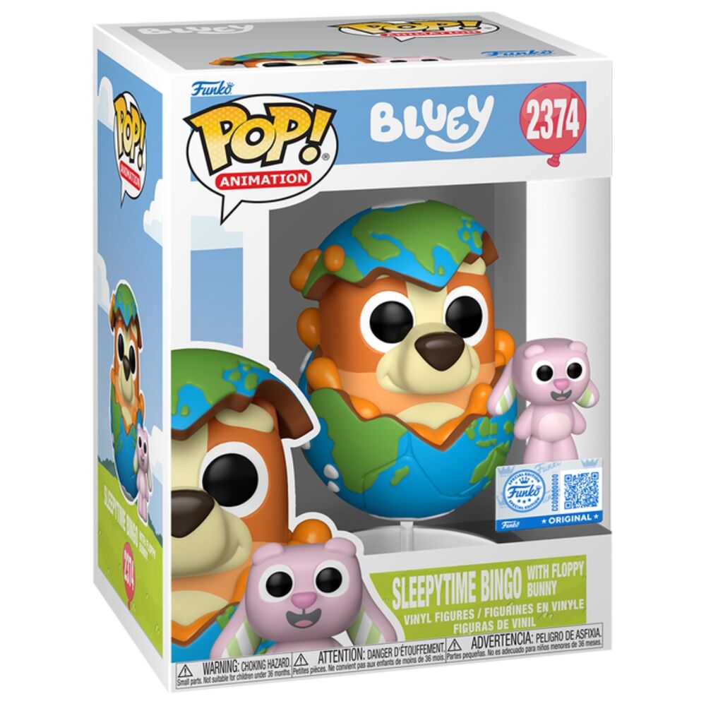POP Figure Bluey Bingo with Floppy
