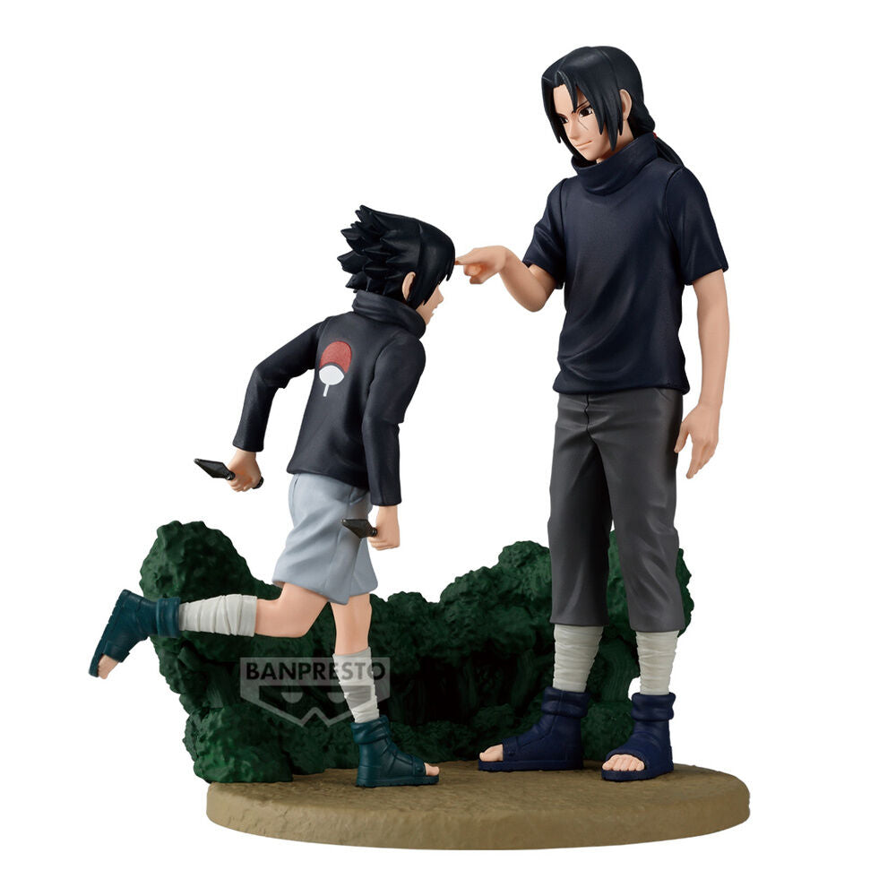 Figure Sasuke Uchiha & Itachi Uchiha Memorable Saga Naruto Shippuden 14cm