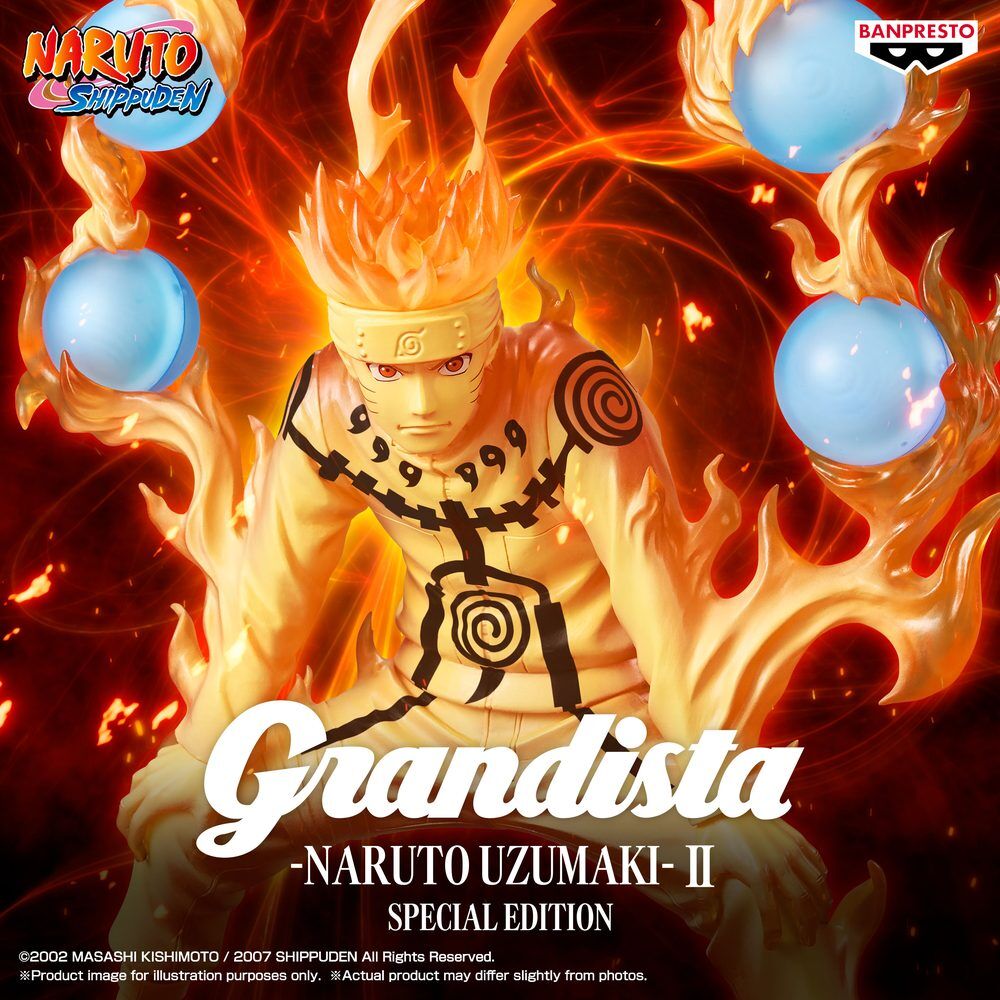 Naruto Uzumaki Grandista II Special Edition Naruto Shippuden Figure 27cm