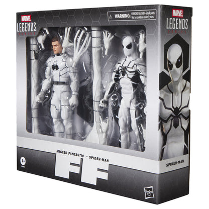 Set of 2 figures Mister Fantastic & Spiderman Fantastic Four Marvel Legends Series 15cm