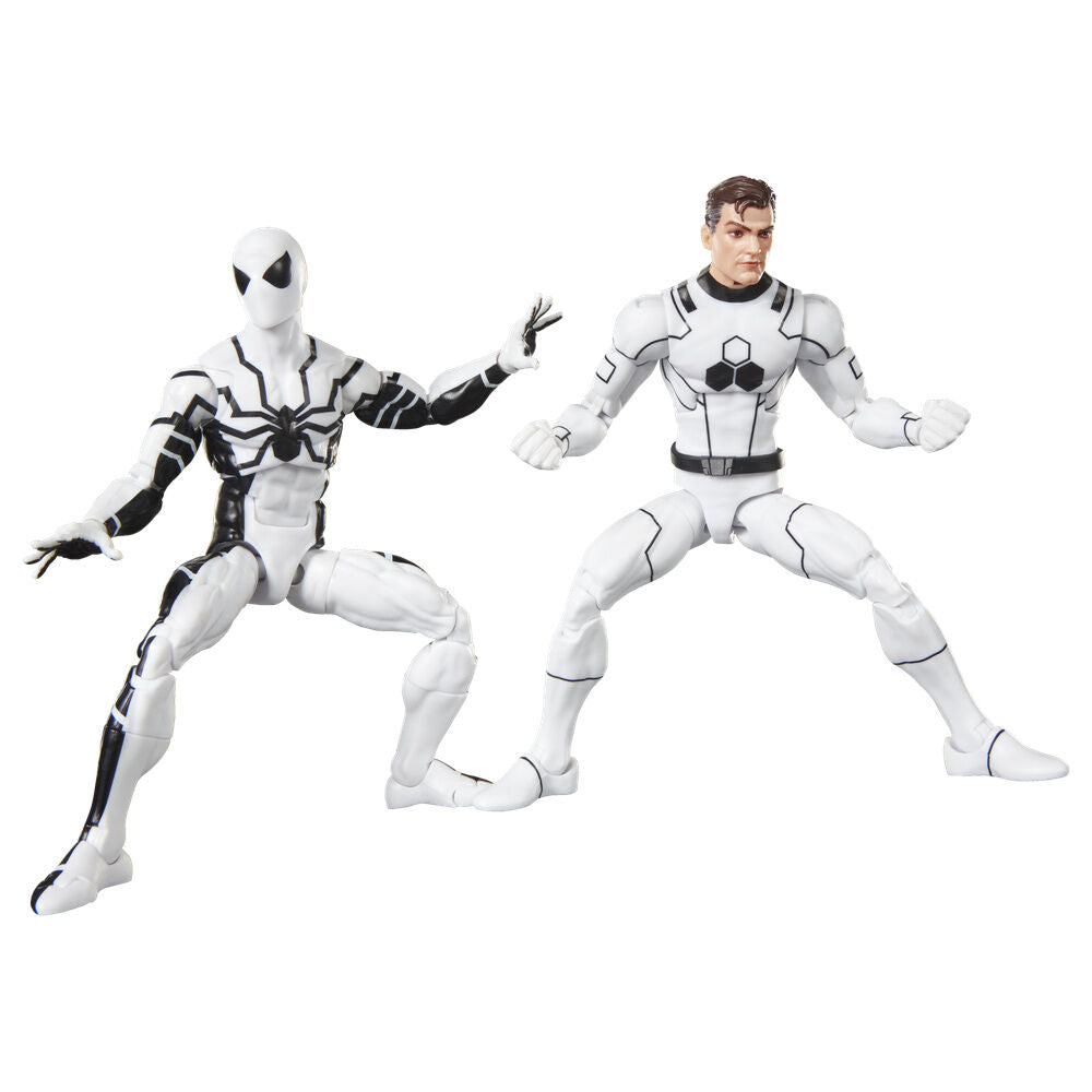 Set of 2 figures Mister Fantastic & Spiderman Fantastic Four Marvel Legends Series 15cm