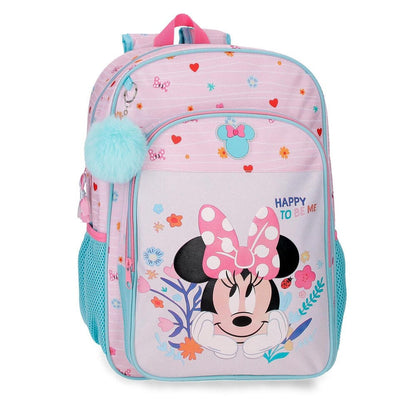 Happy To Be Me Minnie Disney Backpack 40cm adaptable