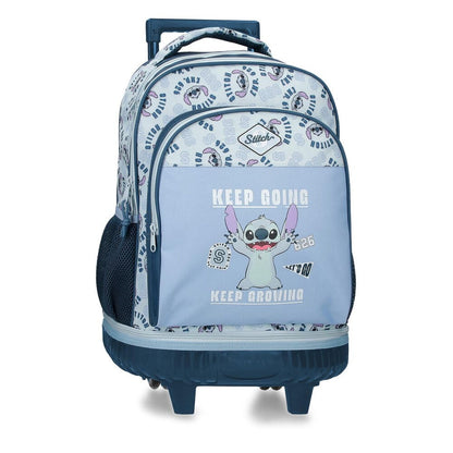 Compact trolley Keep Going Stitch Disney removable 43cm