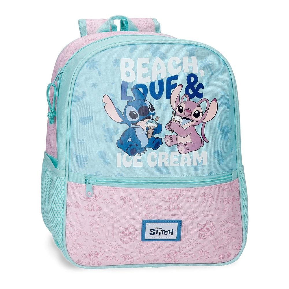 Beach & Love Stitch Disney Backpack 33cm adaptable